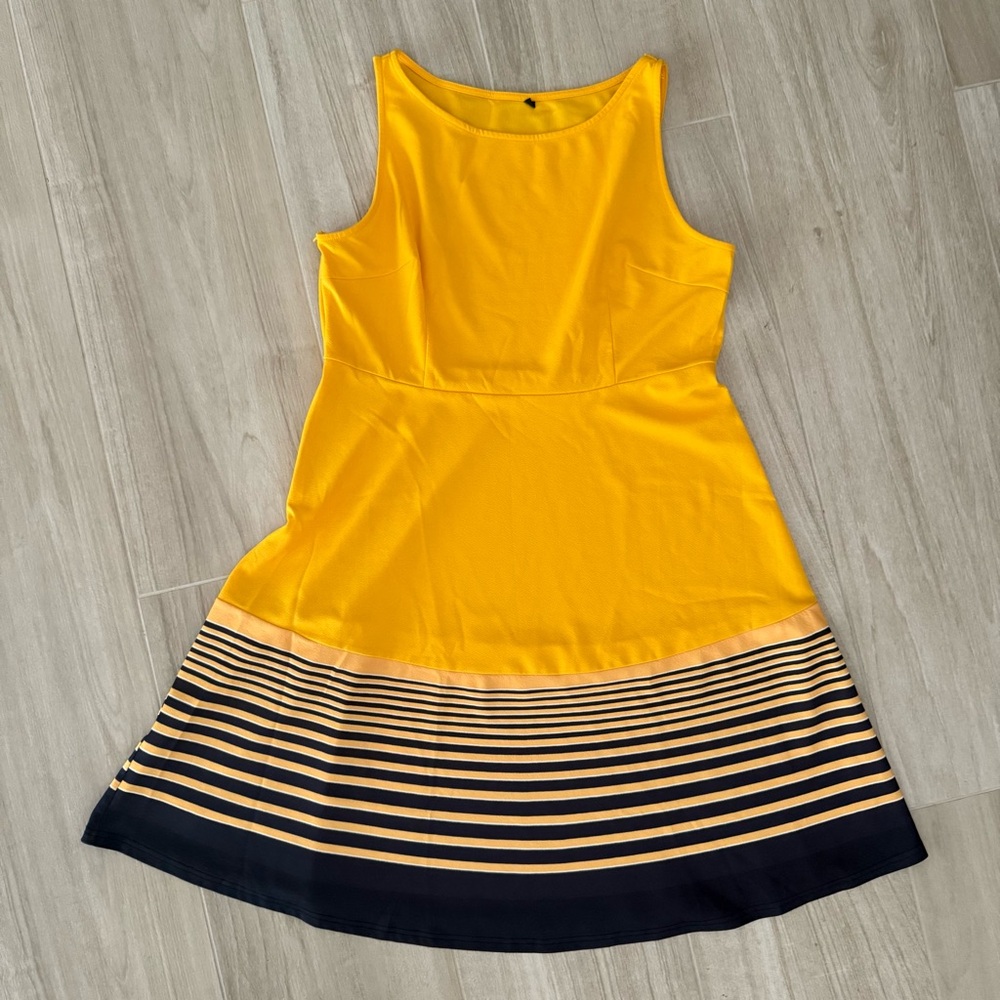 Yellow & Navy Summer Dress 3XL